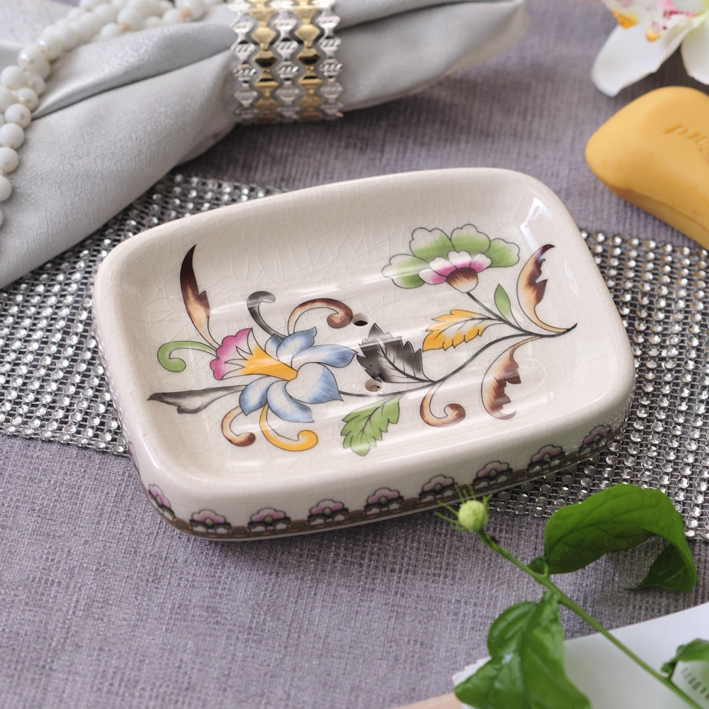 Ceramic Court Style Soap Dish Adorable Soap Box Decorative Soap Dish Lovely Soap Holder