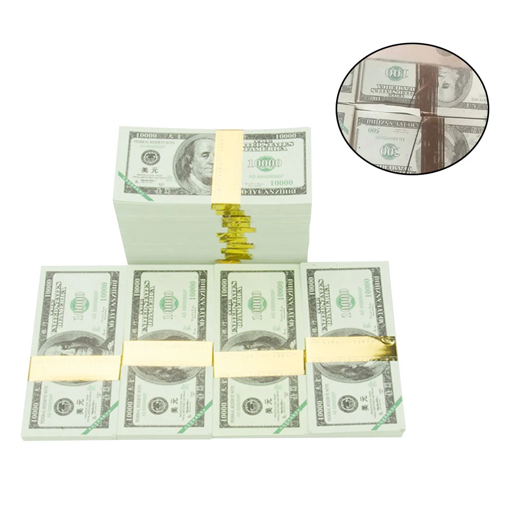 800 Pieces Worship Gods Ancestor Ghost Dollars Tomb-sweeping Day Supplies (Random Dollar Value)
