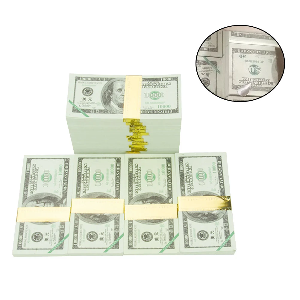 800 Pieces Worship Gods Ancestor Ghost Dollars Tomb-sweeping Day Supplies (Random Dollar Value)