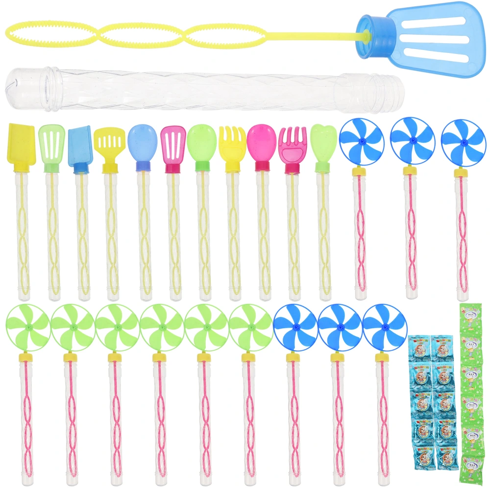 24Pcs Cartoon Bubble Wands Bubble Blowing Wands Party Bubble Wands Portable Bubble Makers