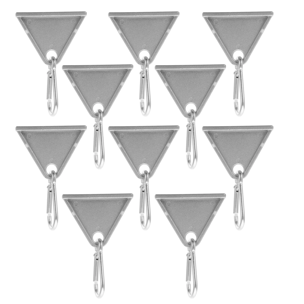 10pcs Professional Industry Sliding Hook Chic Triangle Hook Slot Hanging Tools