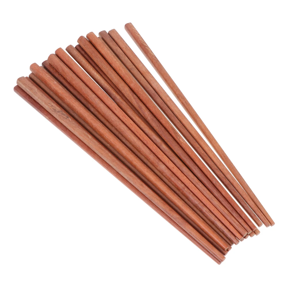 20 Pairs Portable Heat Resistant Chopsticks Household Chopsticks (Coffee)