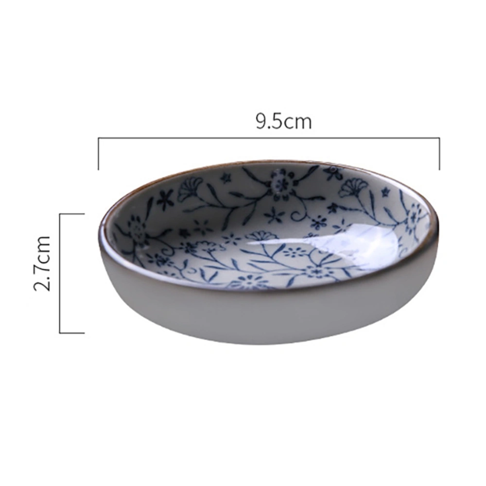 3pcs Ceramic Seasoning Dish Small Plate Salad Tableware Kitchen Spice Plates