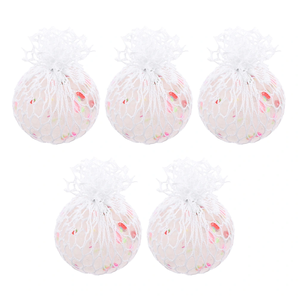 5pcs Squeezing Ball Pressure Relief Squeeze Toy Decompression Plaything