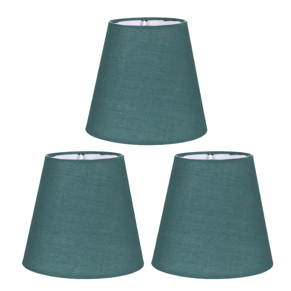 3pcs Elaborate Cloth Lampshades Exquisite Lamp Covers Home Lamp Accessories