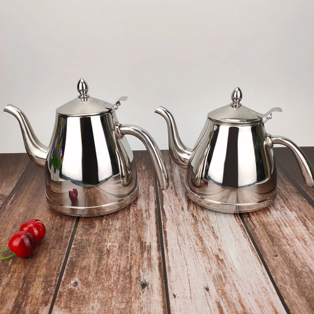 1Pc Stainless Steel Water Kettle Home Teapot Ant-scald Handle Tea Kettle