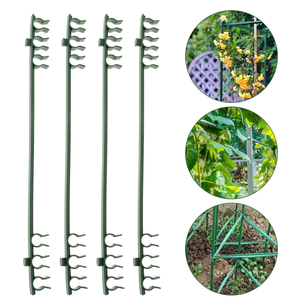 50pcs Expandable Trellis Plastic Plant Support Connectors For Plant Stakes