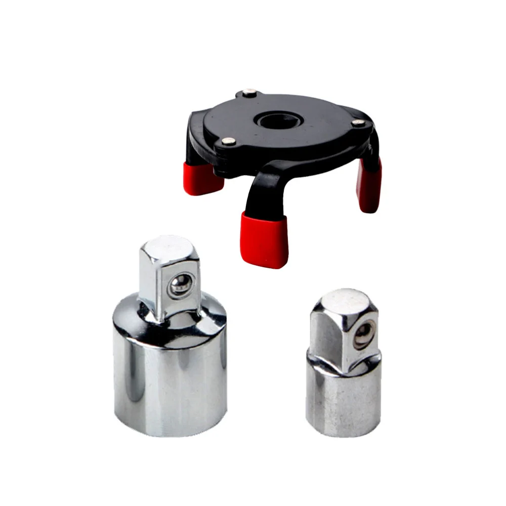 3pcs One Way 3 Jaw Auto-Adjust Oil Filter Wrench Oil 3 Jaw Remover Tool for Filter Removal Tool