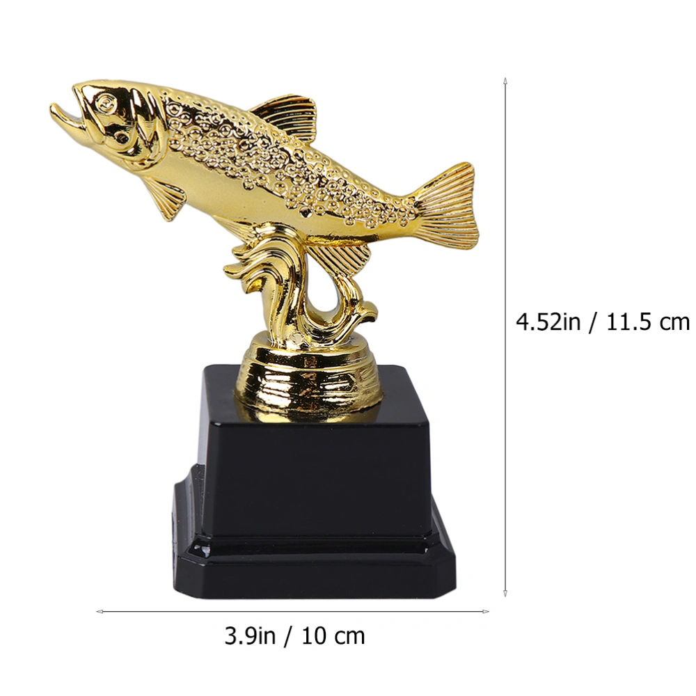 2Pcs Kids Party Trophy Creative Award Trophy Plastic Fish Reward Trophy