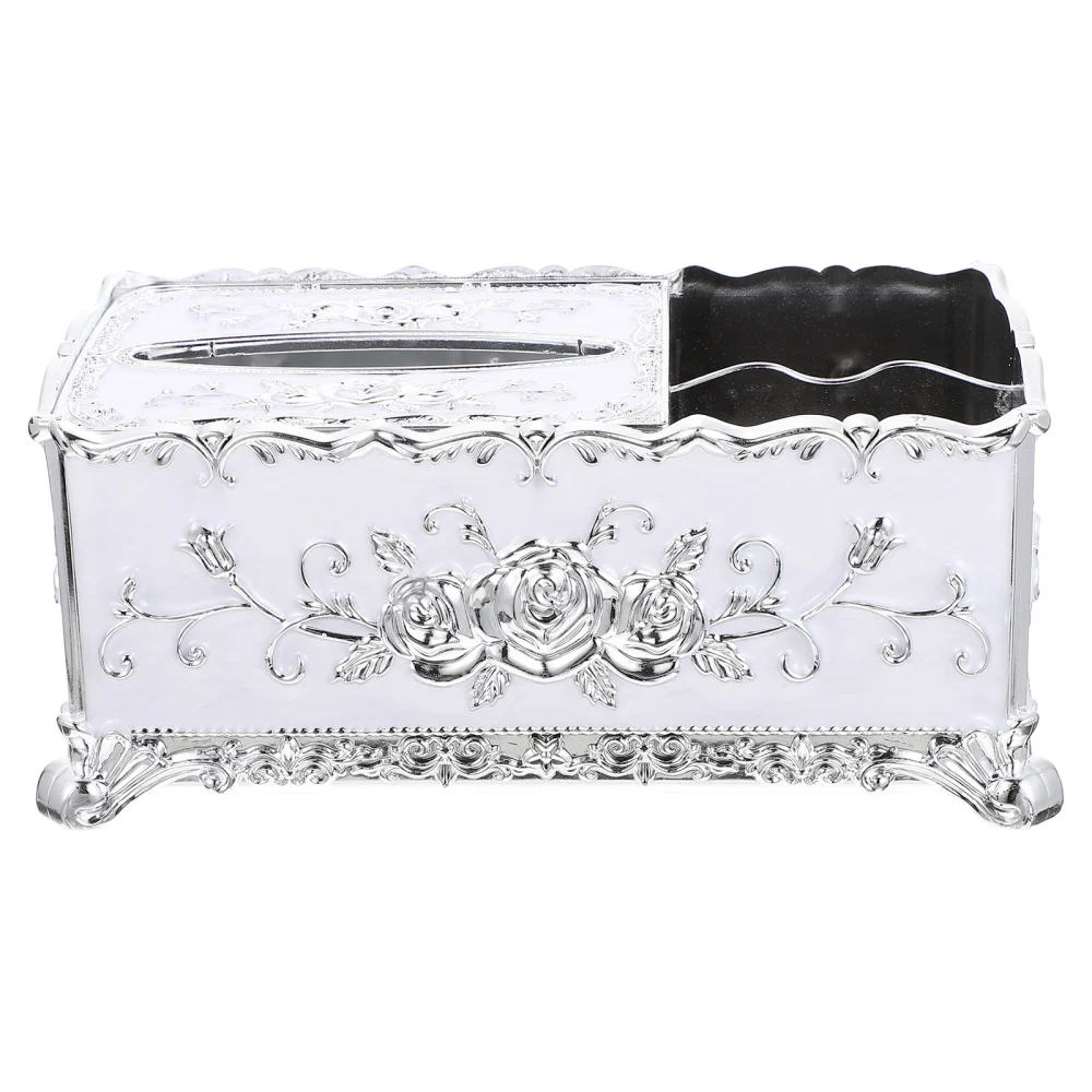 Household Tissue Box European Style Napkin Box Exquisite Tissue Box Tabletop Napkin Box