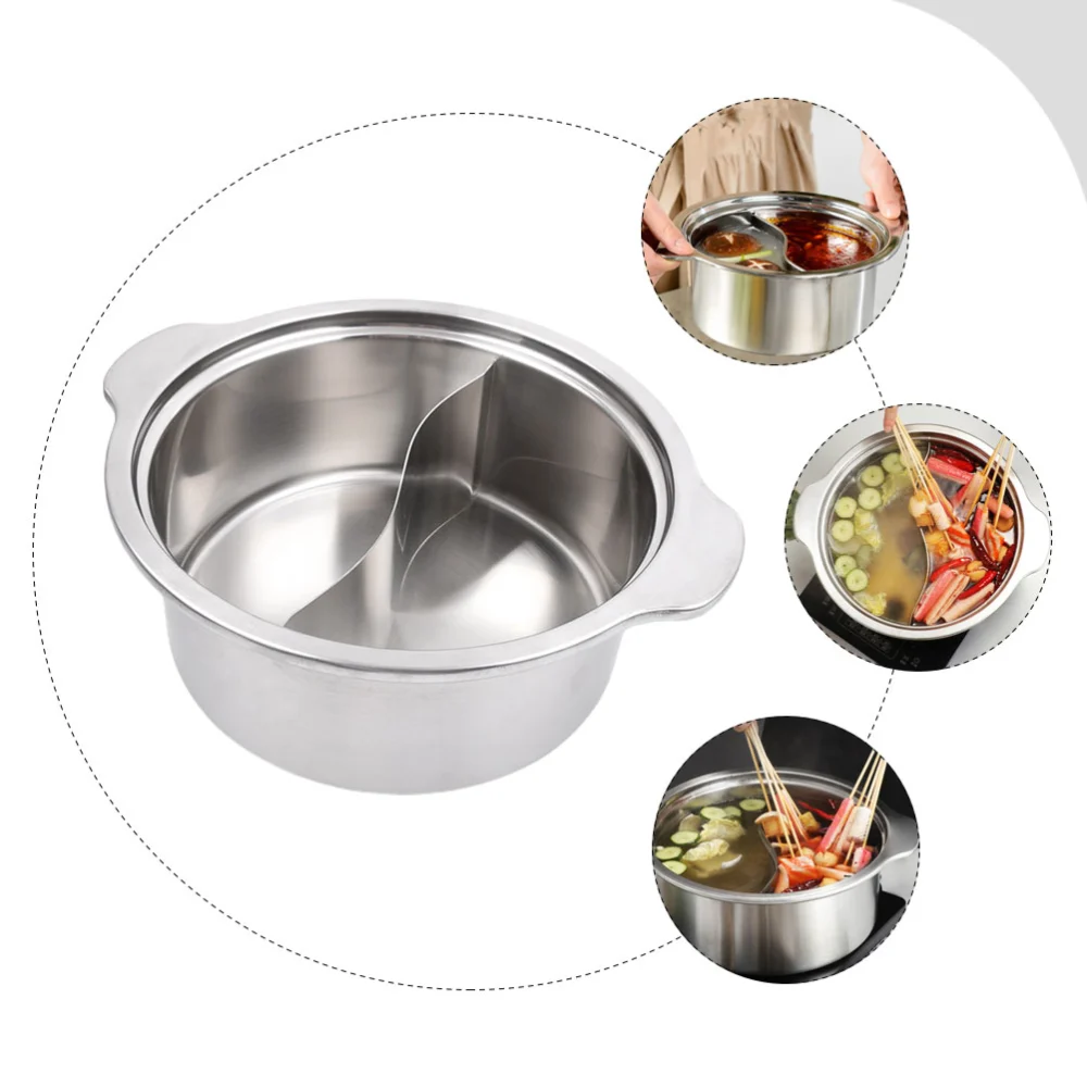 1pc Kitchen Cookware Cooking Hot Pot Tool Food Cooking Pot Kitchen Supply Random Style