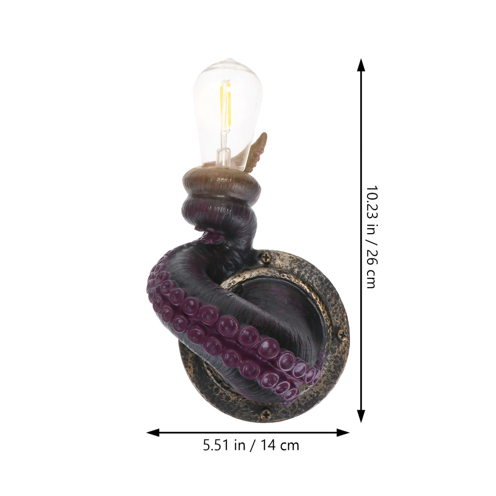 1Pc Chic Octopus Claw Design Pendant Wall Lamp Animal Design Wall Light (Purple)