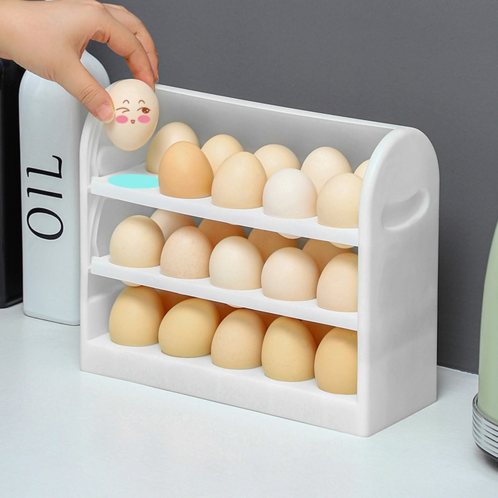 Flipped Egg Tray Refrigerator Egg Organizer Reusable Egg Holder Egg Container