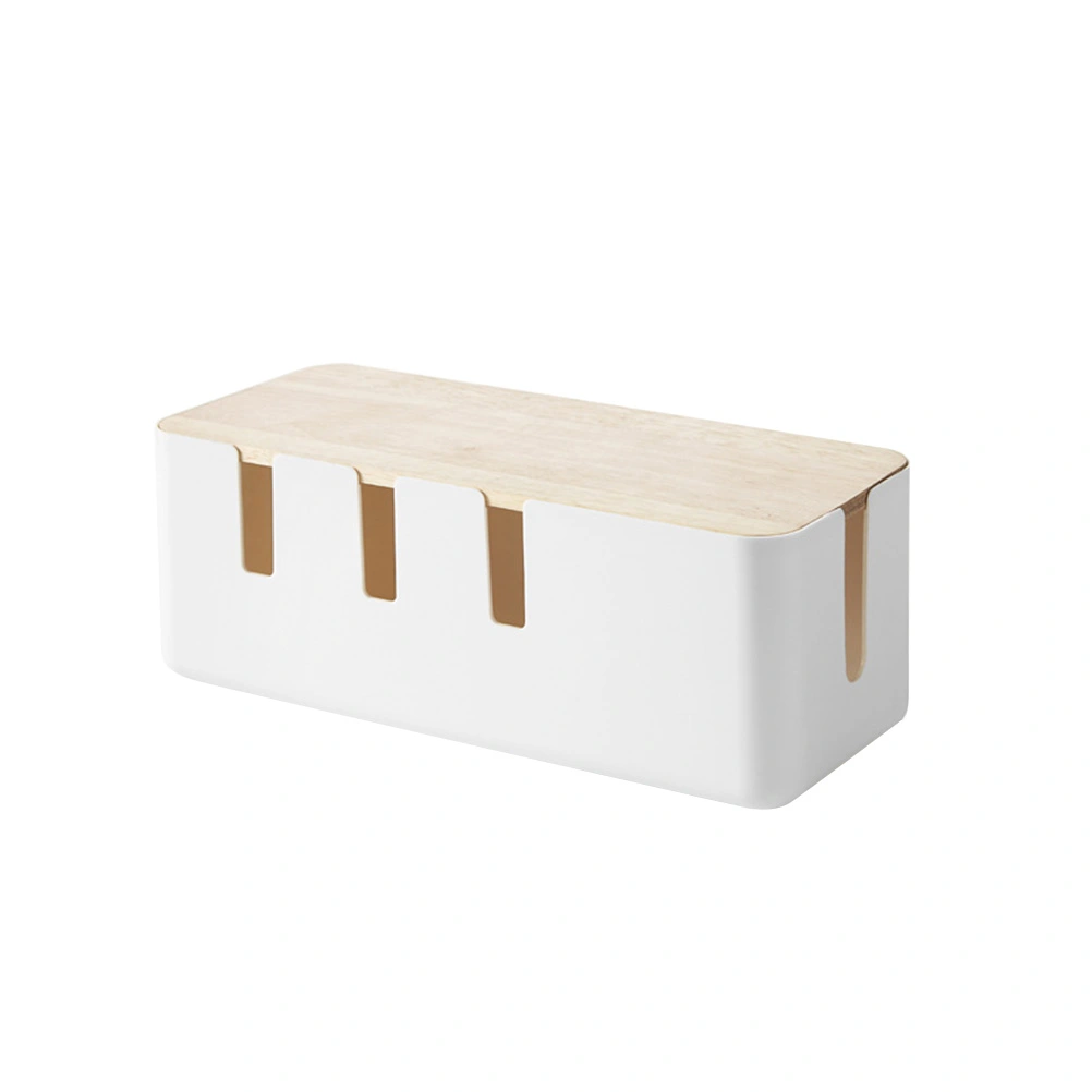 Multifunction Fashion Wire Storage Box Anti-dust Plastic Case Household Supplies for Organizing Charger Cables Socket