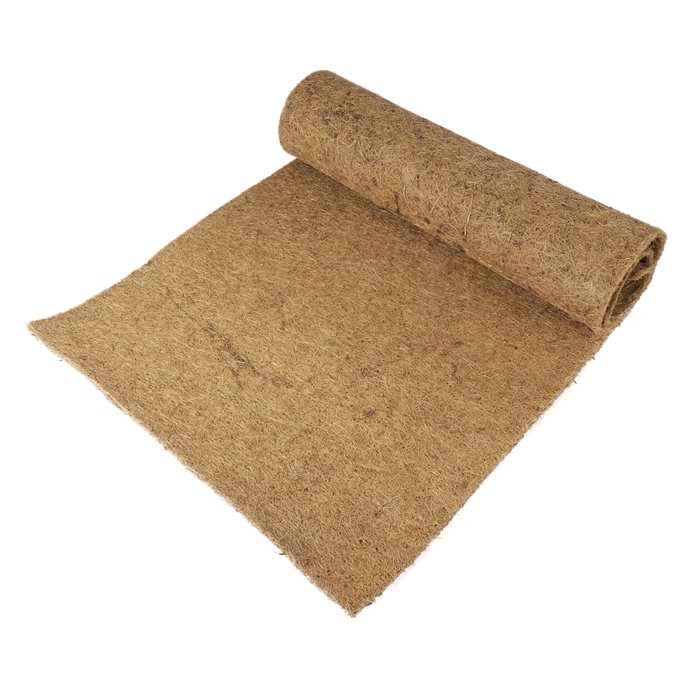 POPETPOP Natural Coconut Fiber Mat Substrate Bricks Terrarium Liner Mat Carpet for Lizards Iguanas Anoles (100x40cm)