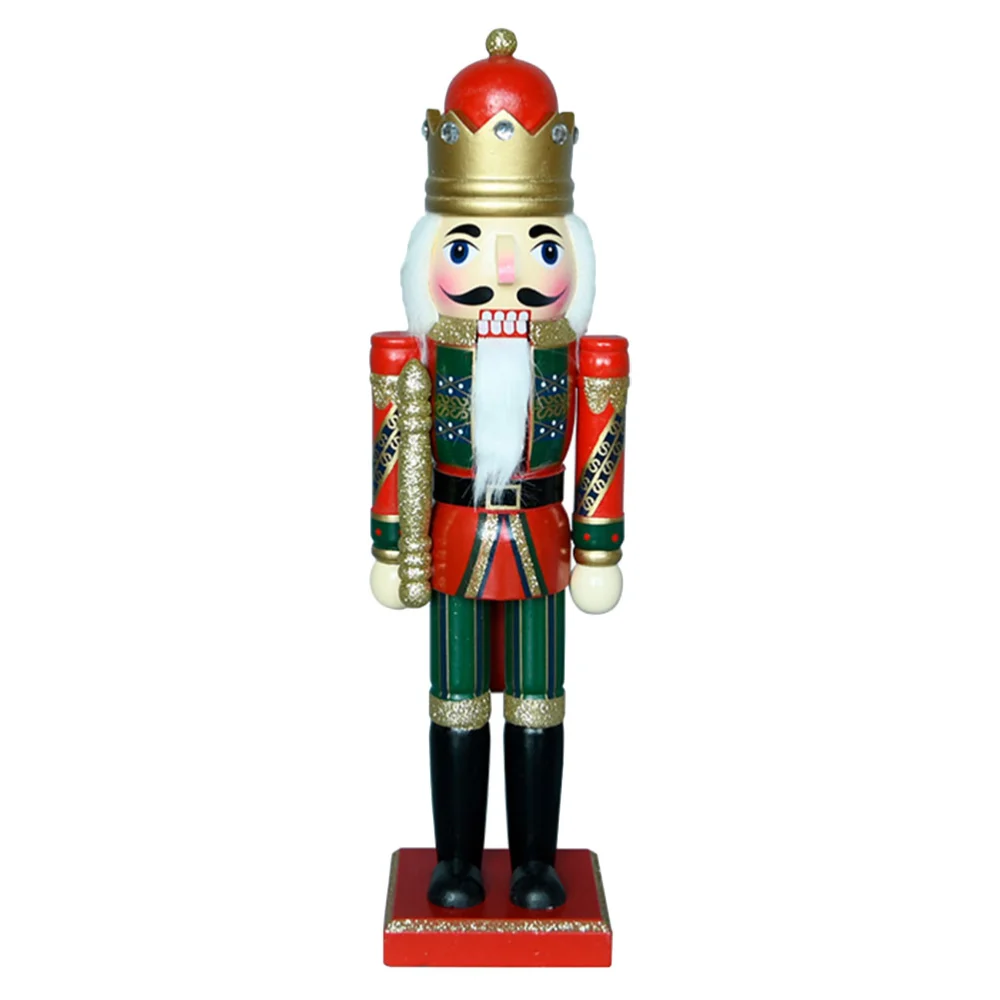 Nutcracker Soldier Decor Christmas Nutcracker Figure Wooden Nutcracker Soldier