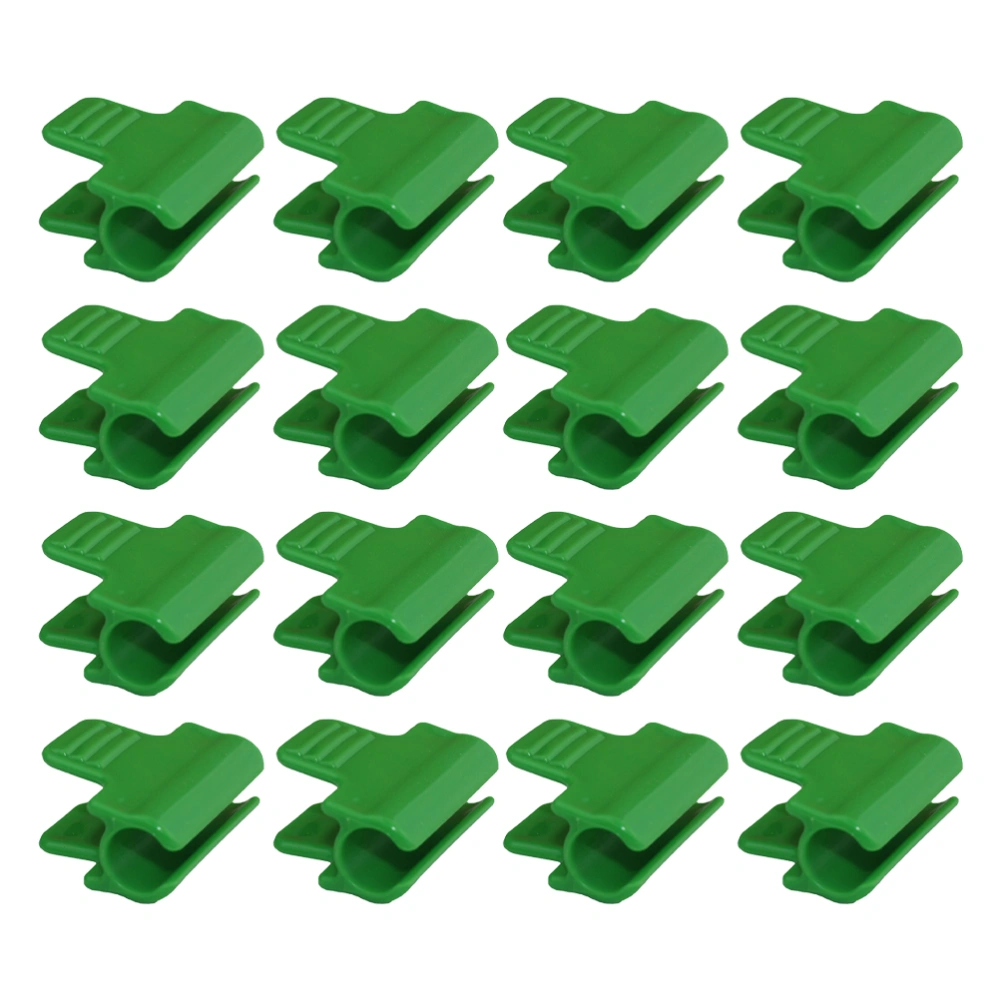 20PCS 11mm Greenhouse Plastic Snap Clamp for Pipes Greenhouses Row Covers Shelters Banner Frame