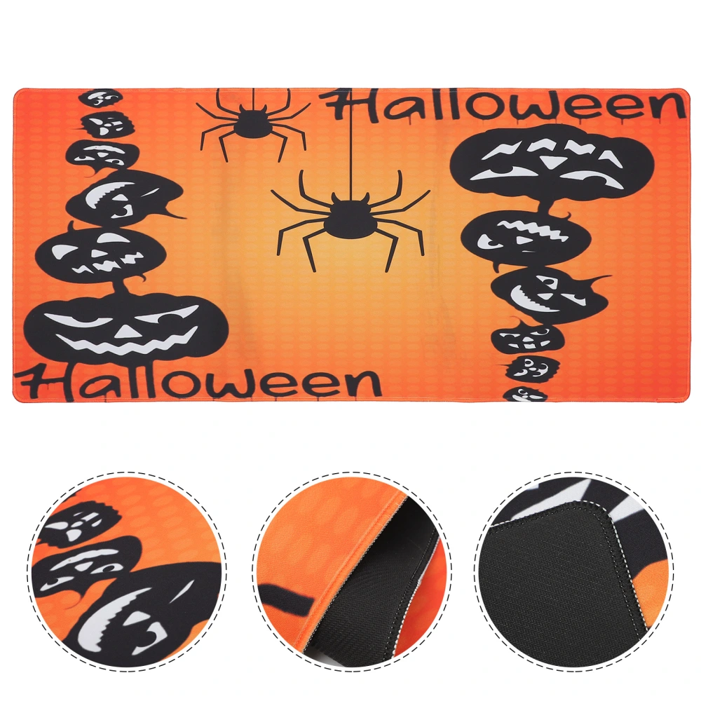 Halloween Pumpkin Mouse Pad Large Gaming Mouse Pad Halloween Non-Slip Desk Mat