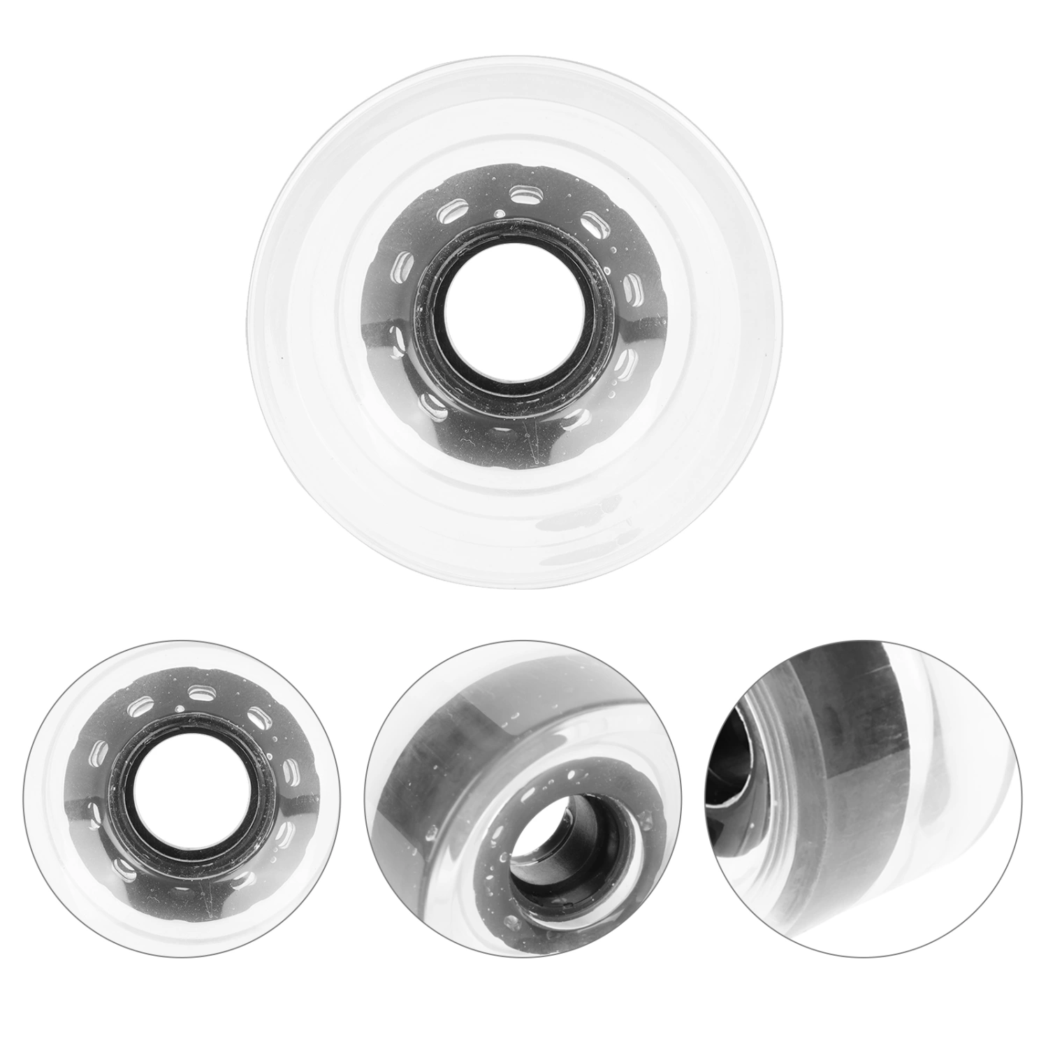 4Pcs Skateboard Wheel Professional Shock-resistant Long Board Wheels PU Wheels