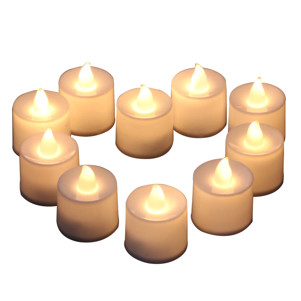 24Pcs LED Electronic Flameless Candle Light Flashing Candle Lamp Wedding Party Festival Decoration