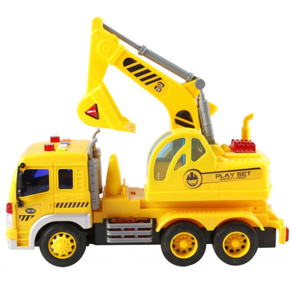 Engineering Vehicle Toys High Simulation Excavator Model Educational Intelligence Gift Toys for Kids