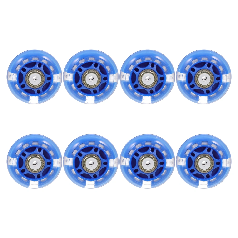 8pcs Fashion Luminous Skates Wheels Roller Skates Wheels Flash Skates Wheels