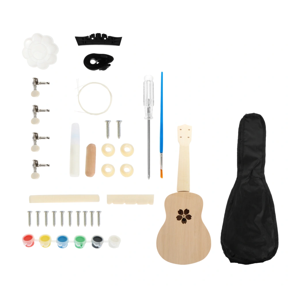 1 Set Ukulele DIY Supplies Ukulele Materials Kit Handmade Instrument Supplies