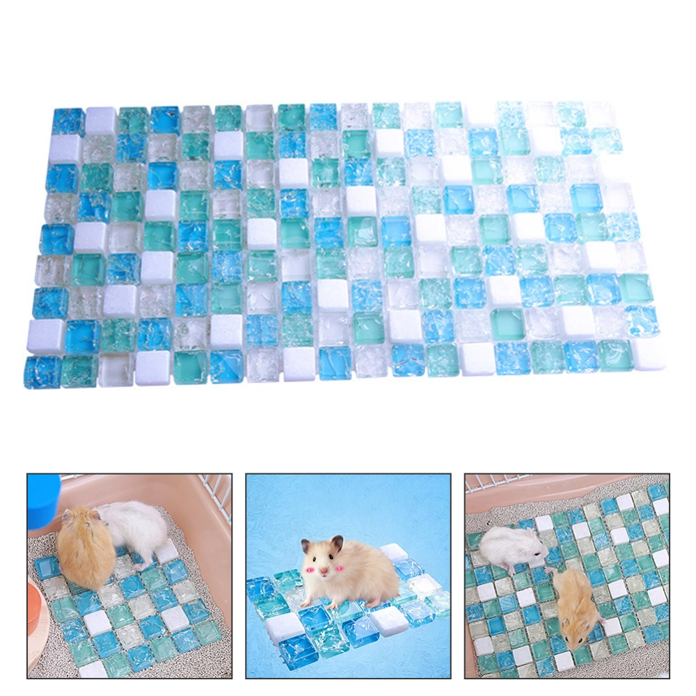 1Pc Hamster Cooling Mat Pet Dog Cat Cooling Pads Pet Cooling Plate Pet Supplies