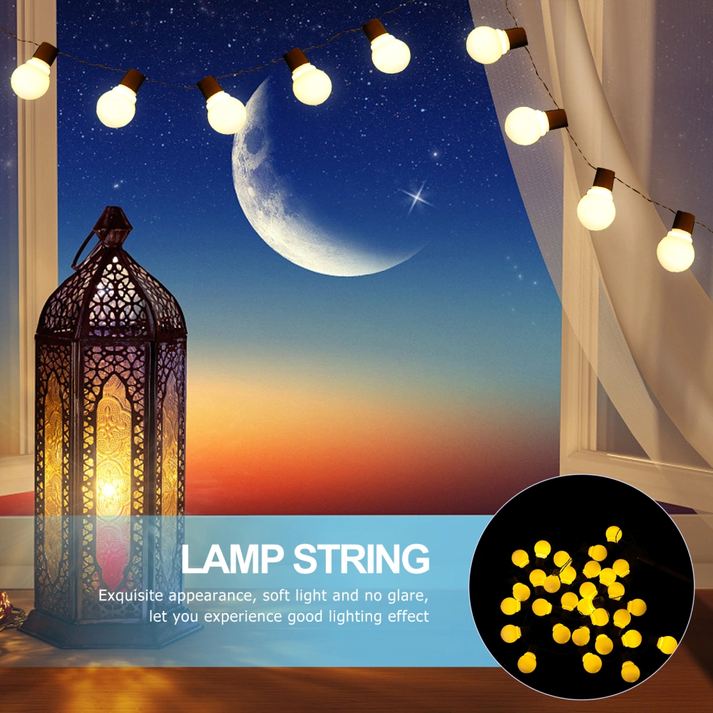 1pc Outdoor Solar String Lamp Scene Decor Decorative Waterproof String Light