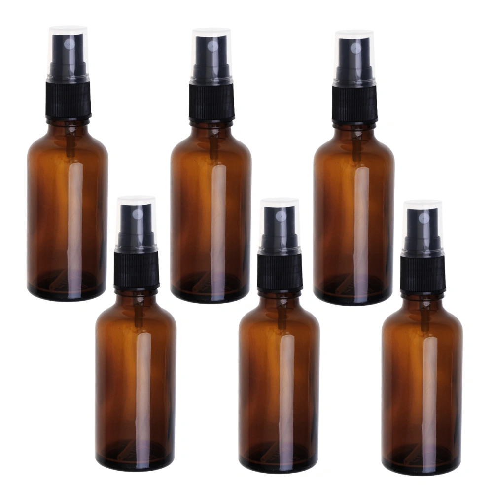 6pcs Empty Glass Bottle Essential Oil Liquid Sprayer 100ML Makeup Atomizer Dispenser Refillable Bottles