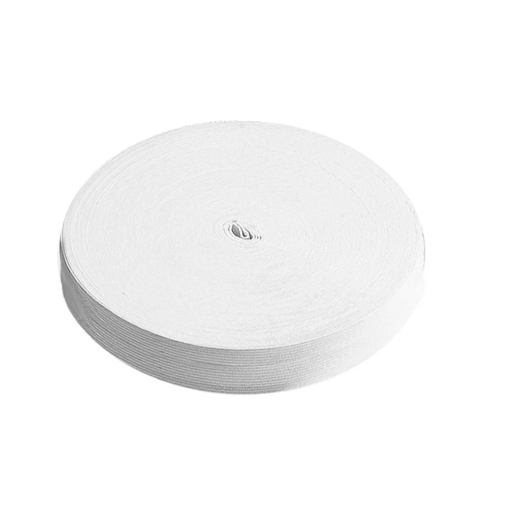 1 Roll 42 Meters Flat Elastic Band Sewing Clothing Accessories Useful Webbing Garment Sewing Accessories - White (4cm)