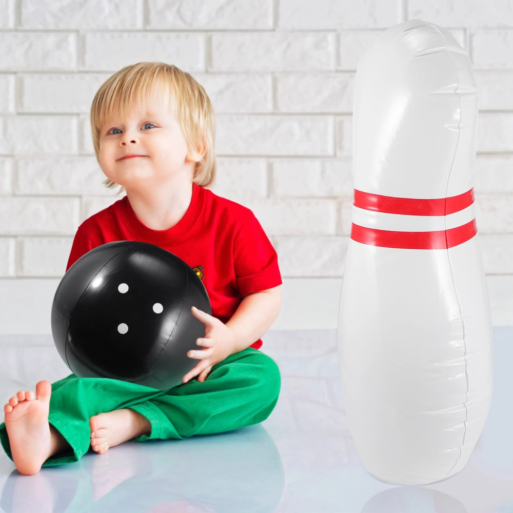 1 Set Kid Bowling Toy Inflatable Kids Indoor Bowling Plaything for Home School