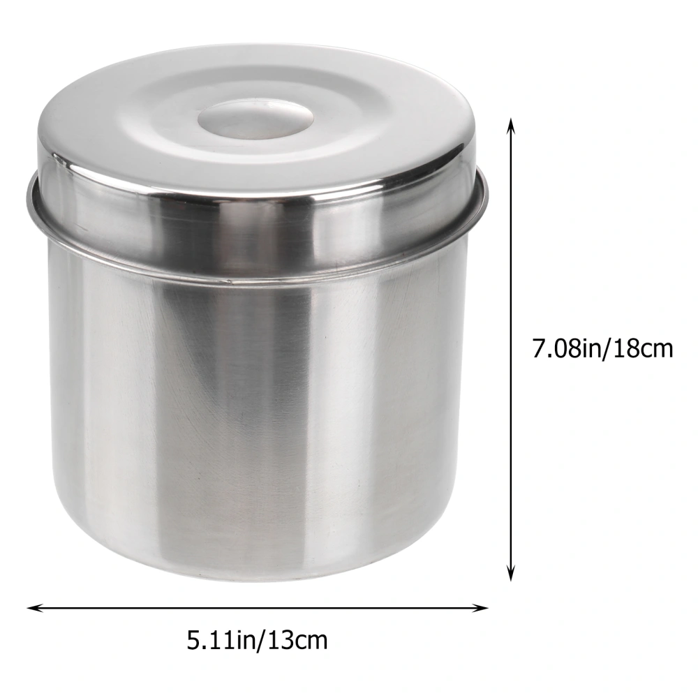 4Pcs Stainless Steel Dressing Jars Practical Disinfection Boxes Ointment Jars