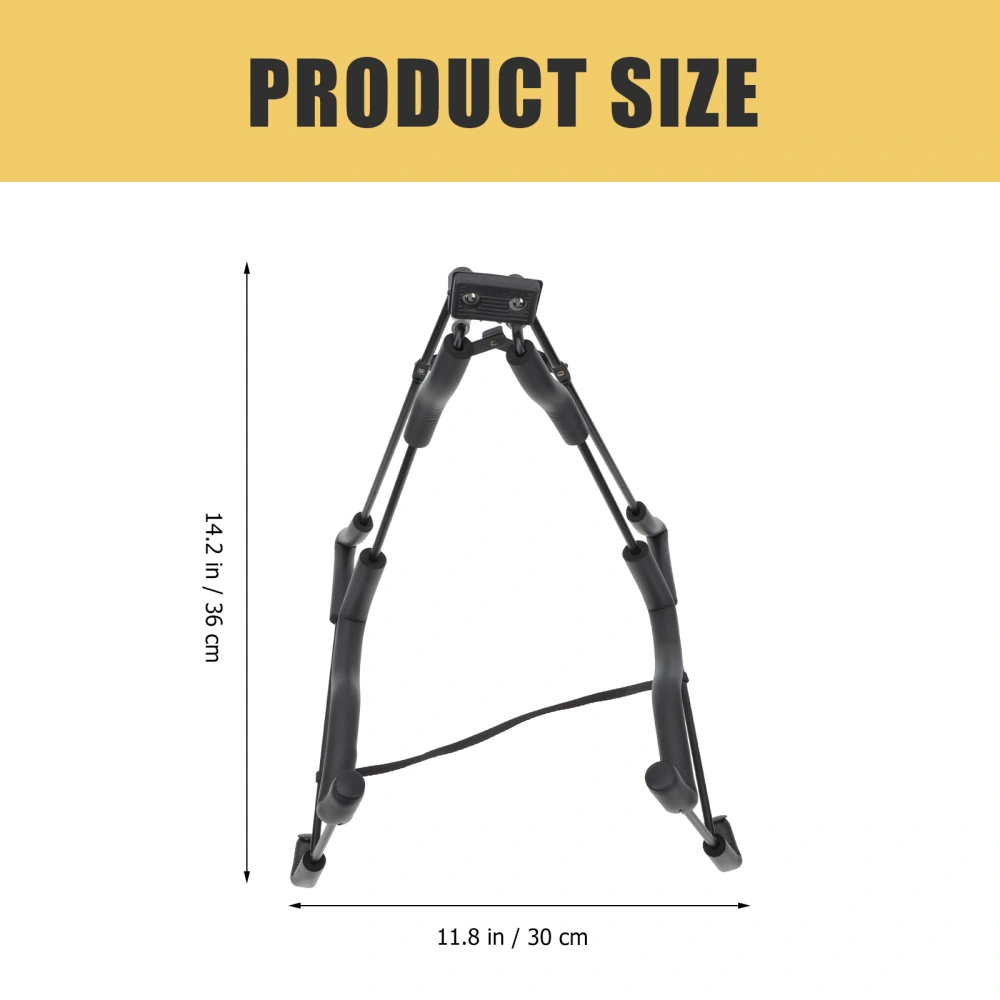 Folding Guitar Stand Nonslip Bass Support Rack Metal Guitar Holding Rack