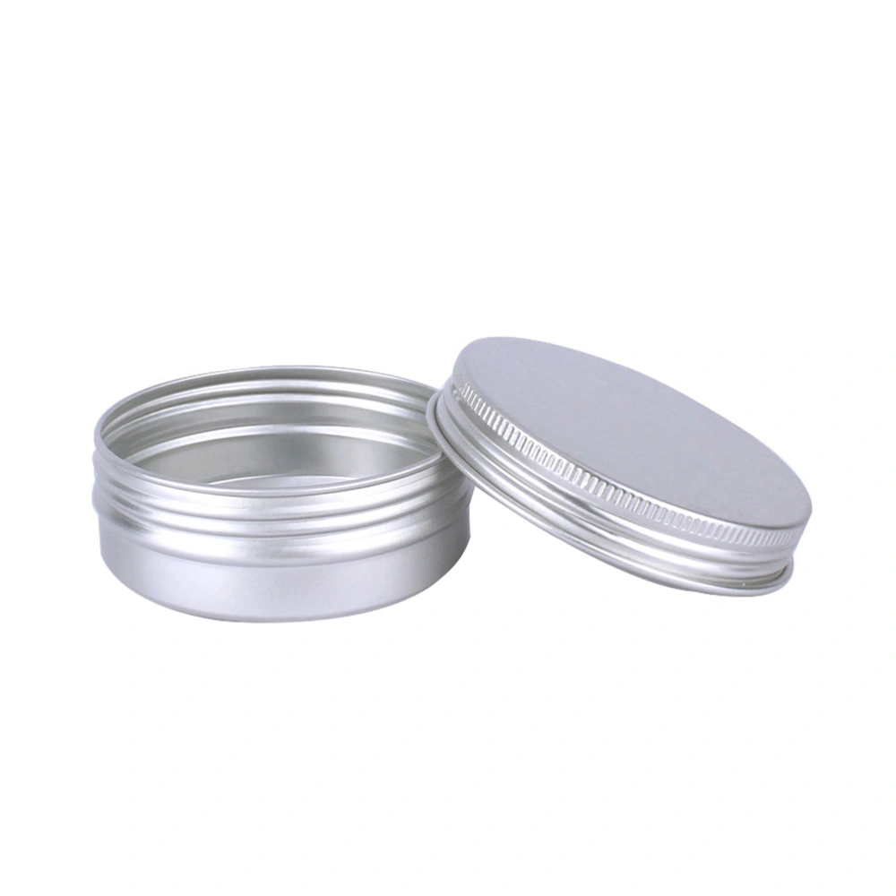 48pcs Aluminium Specimen Box Screw Lid Container Travel Bottles Cosmetic Container Empty Cream Jar Pot with Lid for Makeup Pomade