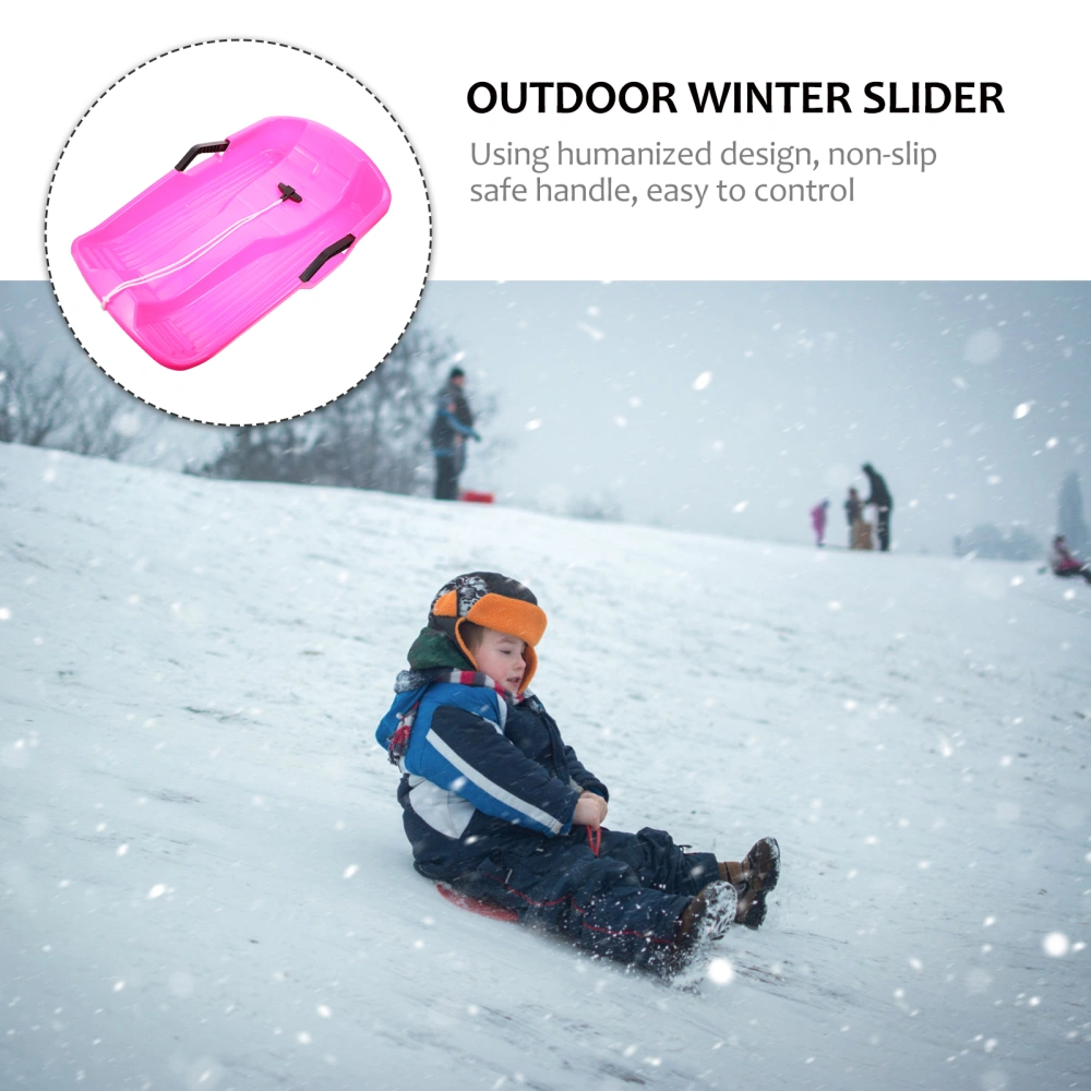 1Pc Winter Outdoor Sports Snow Slider Plastic Snow Sleds for Kids and Adult