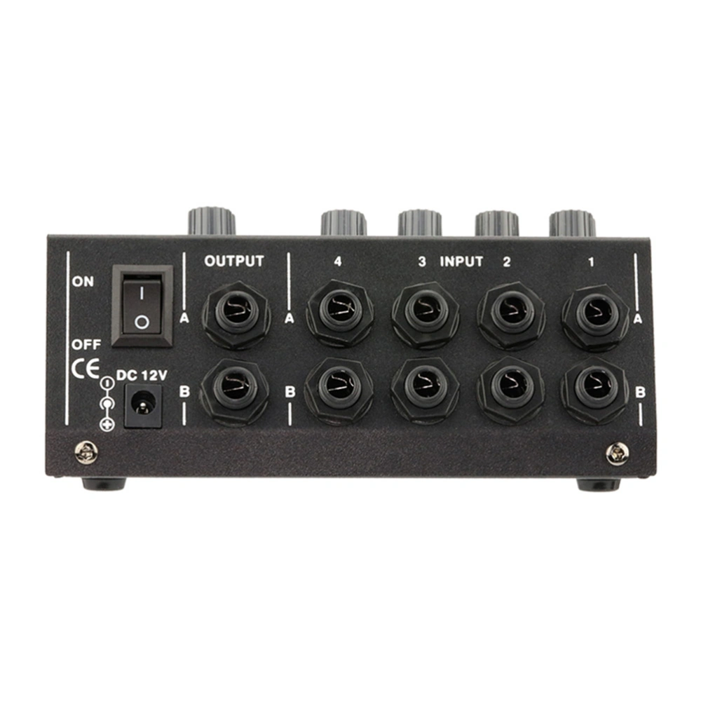 8 Channel Universal Stereophonic Audio Mixer For Hi-fi Equipment With US Plug