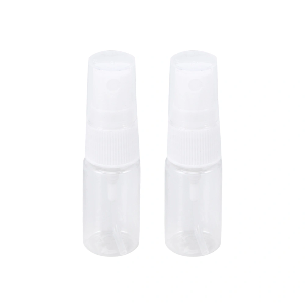 100 Pcs Plastic Dispenser Bottles Pump Dispenser Reusable Empty Bottles Refillable Traveler Containers (10ml)