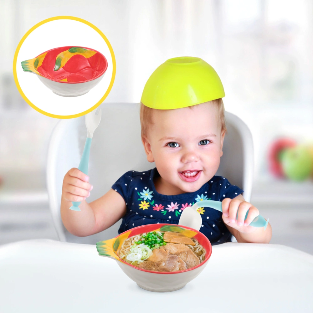 1pc Fruit Shape Bowl Creative Bowl Ceramic Bowl Children Bowl Kitchen Supply