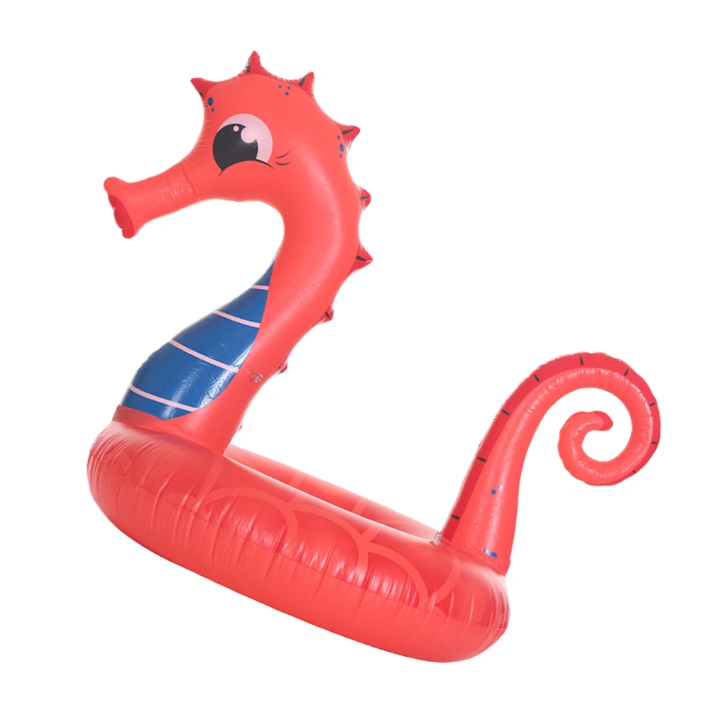 Sea Horse Shape Floating Inflatable Swimming Ring Mounts Floating Beach Swimming Ring