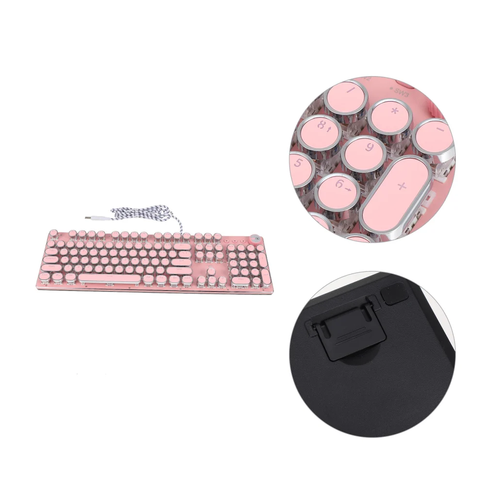 Retro Punk Gaming Keyboard Professional Laptop Keyboard Premium Laptop Keyboard