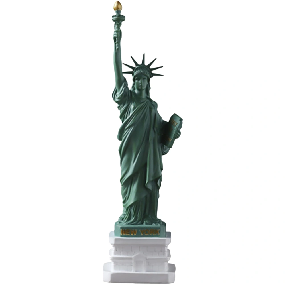 Goddess of Liberty Home Decor Resin Crafts Ornaments Desktop Decoration Creative Tabletop Adornment for Living Room Bedroom (B Pattern)