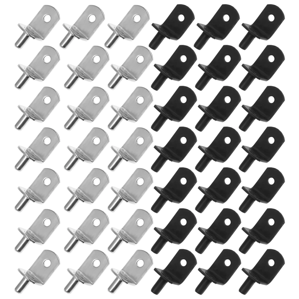 80pcs Shelf Fixing Holders Cabinet Shelf Clapboard Support Fixing Pegs