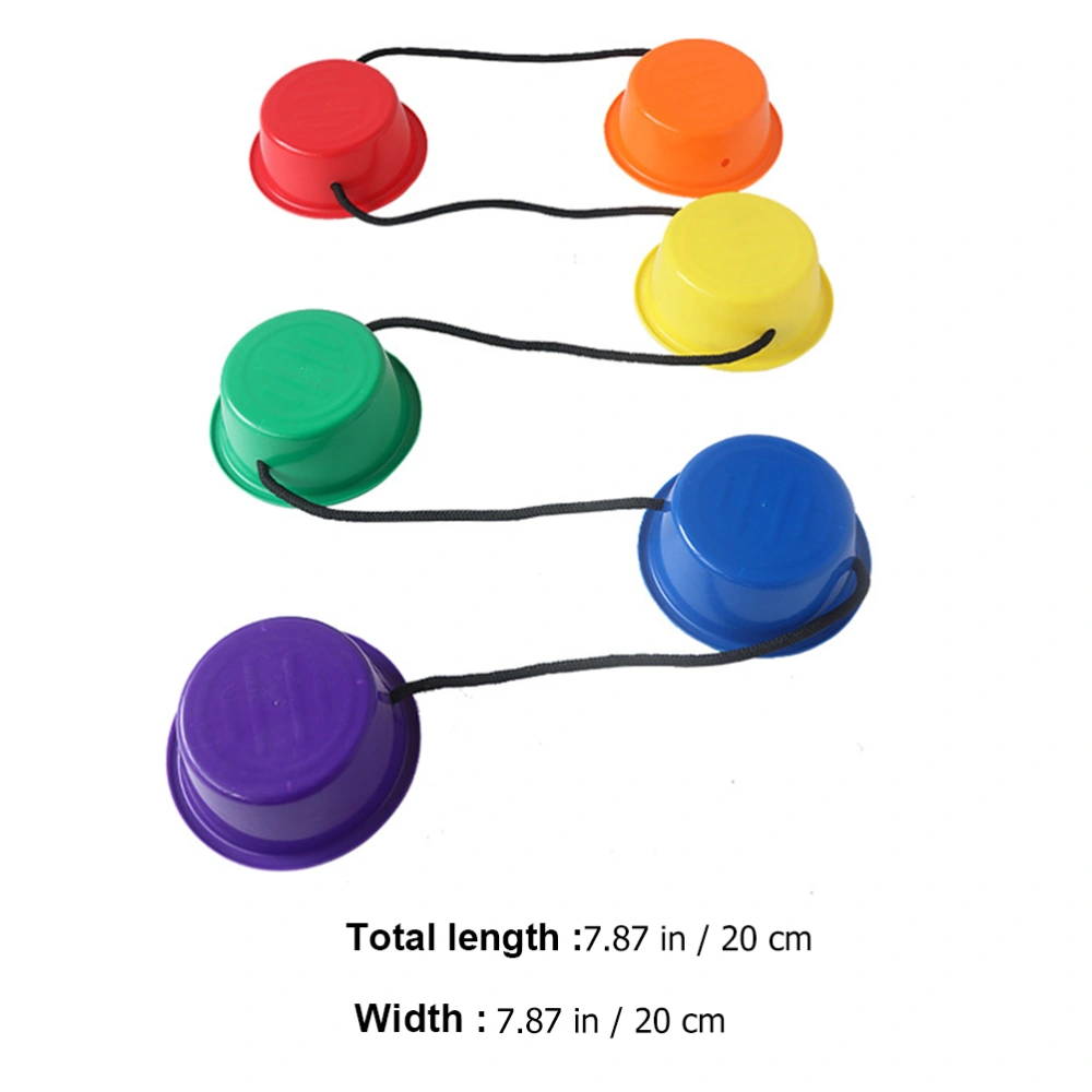 1 Set of Outdoor Plum Pile Toy Children Balance Training Toy Exercise Equipment