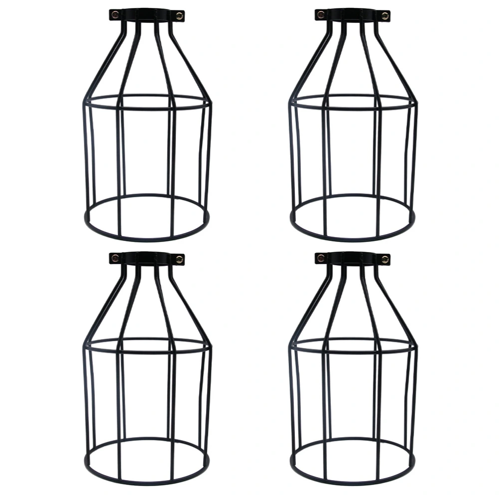 4pcs Retro Design Lampshade Small Cage Lamp Shade Wall Lamp Accessories