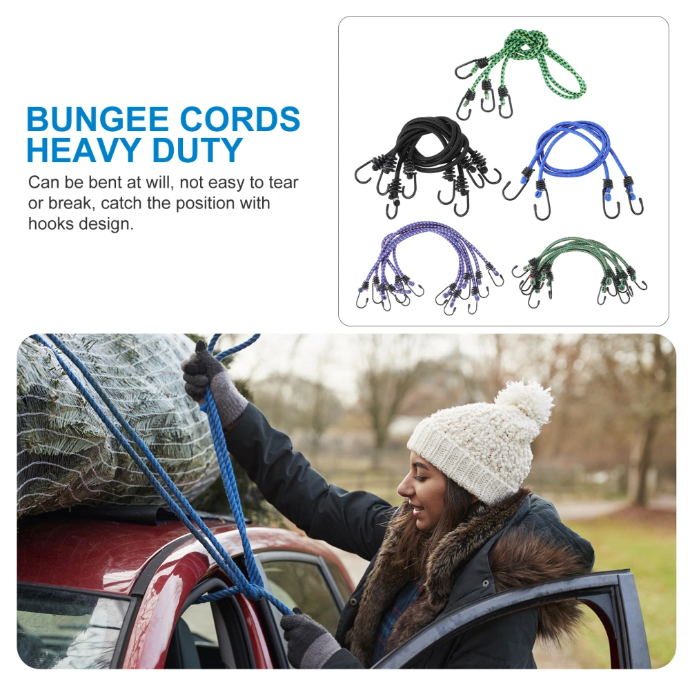 20pcs Bungee Straps Assorted Sizes Bungee Cords Heavy Duty Bungee Cords