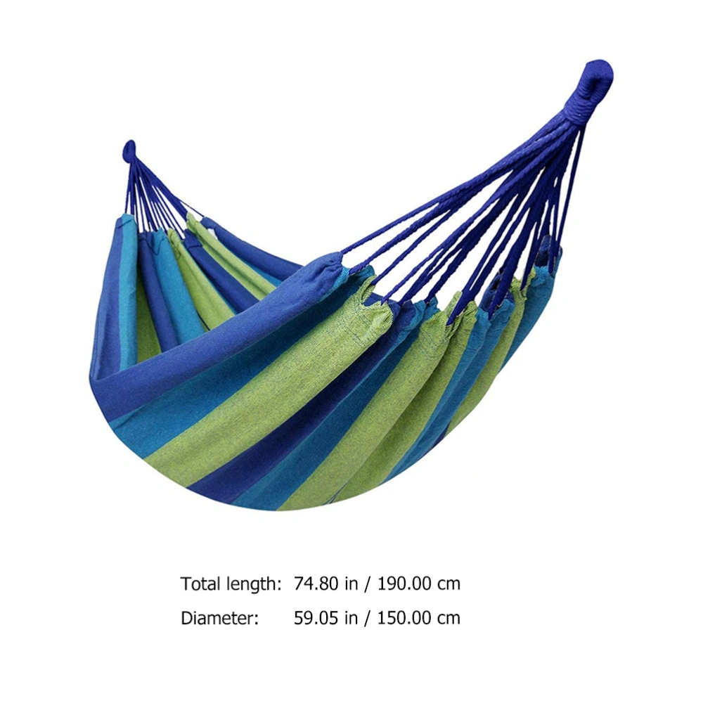 Outdoor Indoor Hammock Portable Double Person Camping Hammock Canvas Swing