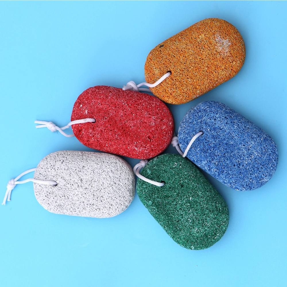 10pcs Korea Exfoliating Pumice Foot Stones Exfoliation Daddy Volcanic Stones for Smooth Healthy Skin for Men or Women(Mixed Color)