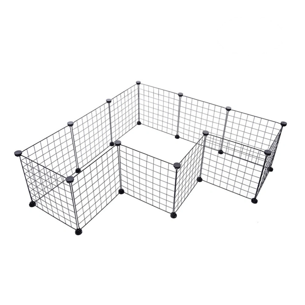 35x35 12Pieces Homes for Pets Dog Crate Iron Folding Metal Dog Crates Cage for Dog Cat Rabbit