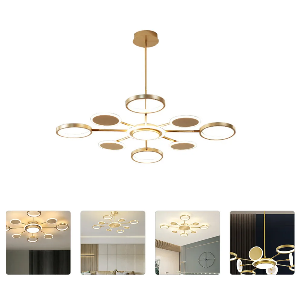 1PC Molecular Living Room LED Ceiling Lamp Creative DIY Chandelier (Three-color)